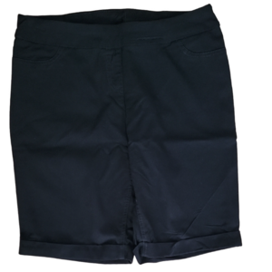 Soft Surroundings Black Pull-On Bermuda Shorts Size PMedium EUC